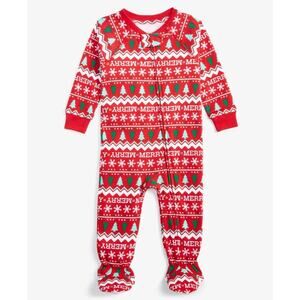Holiday Lane Infant Cotton One Piece Pajama Red Size 6-9 months 0731